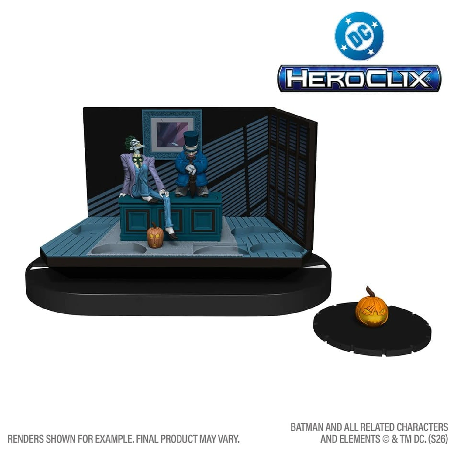 DC HeroClix SwitchClix Minifigures with Base The Long Halloween Team Base 23 cm product photo