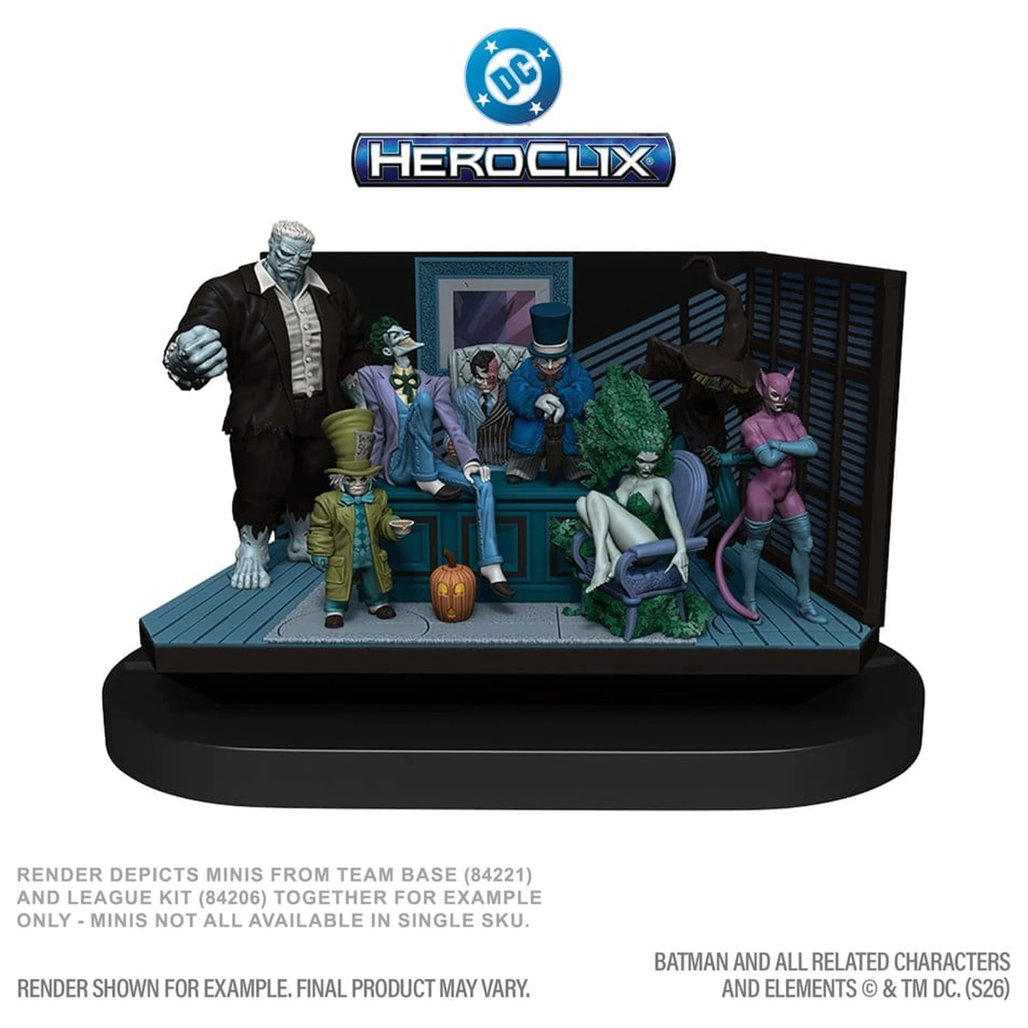 DC HeroClix SwitchClix Minifigures with Base The Long Halloween Team Base 23 cm product photo
