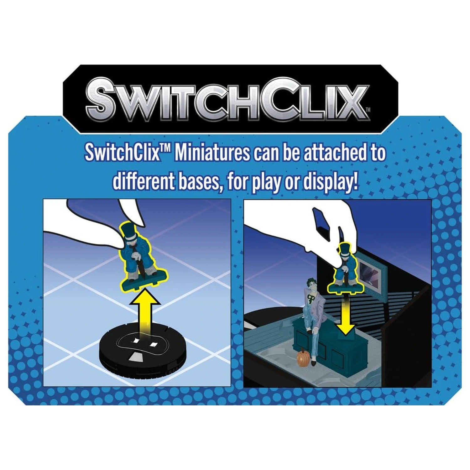 DC HeroClix SwitchClix Minifigures with Base The Long Halloween Team Base 23 cm product photo