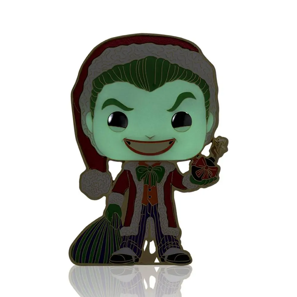 DC Holiday POP! Enamel Pin Joker 10 cm product photo