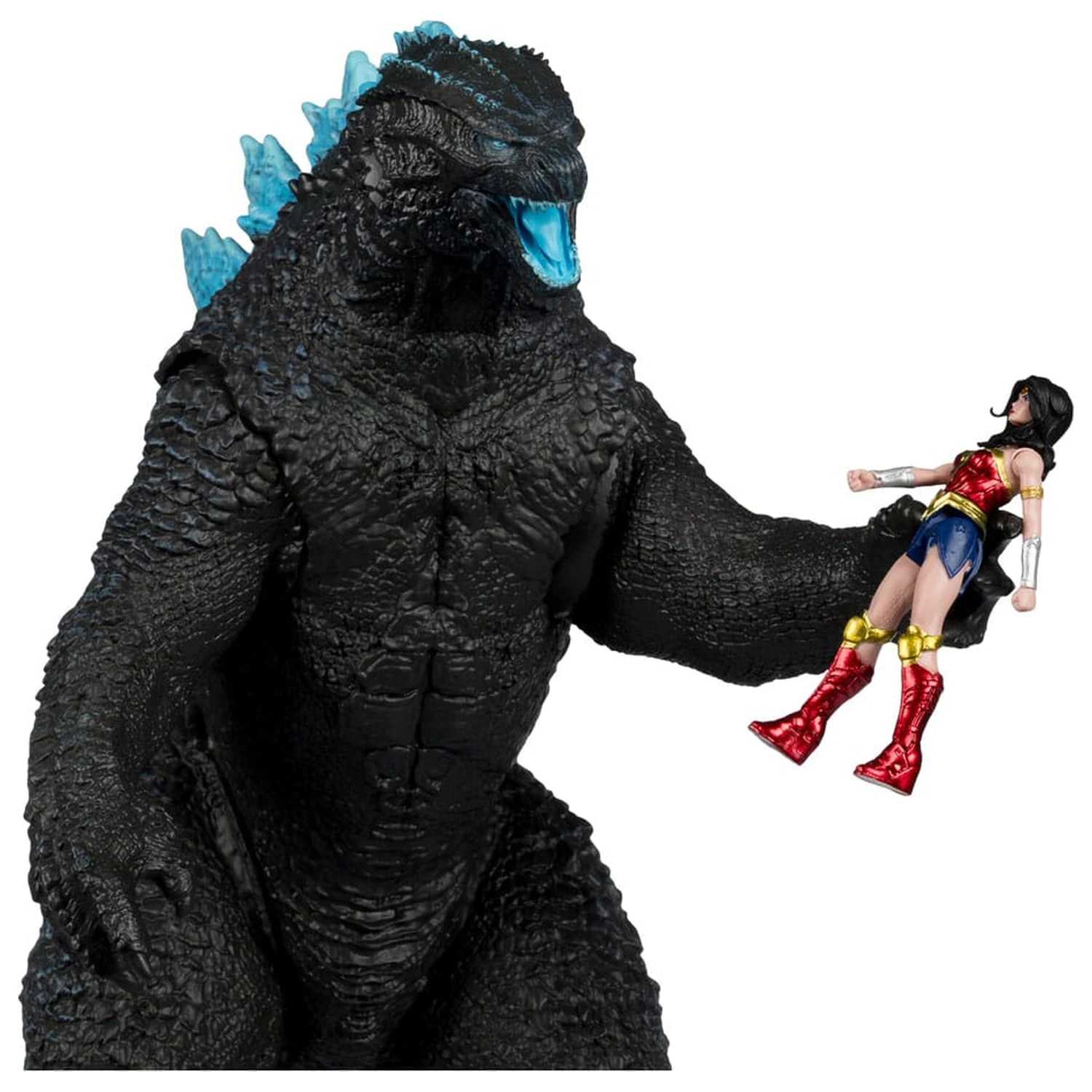 DC Justice League Monsterverse DC Multiverse Action Figures 2-Pack Wonder Woman Vs. Atomic Blast Godzilla 18 cm  product photo