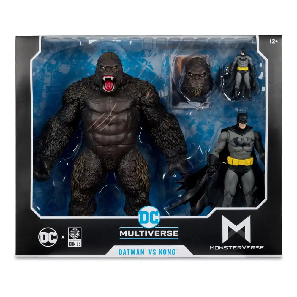 DC Justice League Monsterverse DC Multiverse Action Figures 2-Pack Batman & Kong 29 cm termékfotó