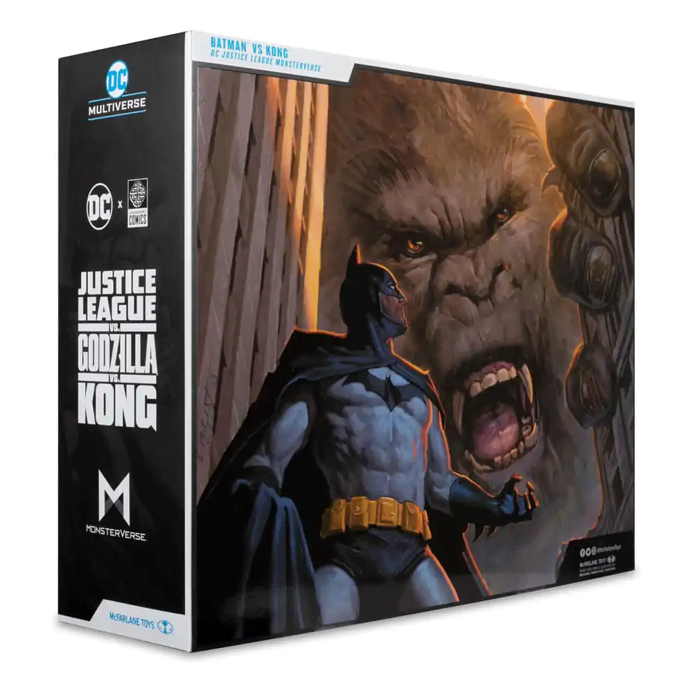 DC Justice League Monsterverse DC Multiverse Action Figures 2-Pack Batman & Kong 29 cm termékfotó