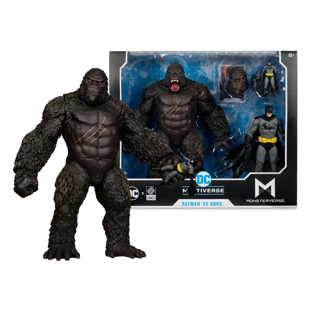 DC Justice League Monsterverse DC Multiverse Action Figures 2-Pack Batman & Kong 29 cm termékfotó