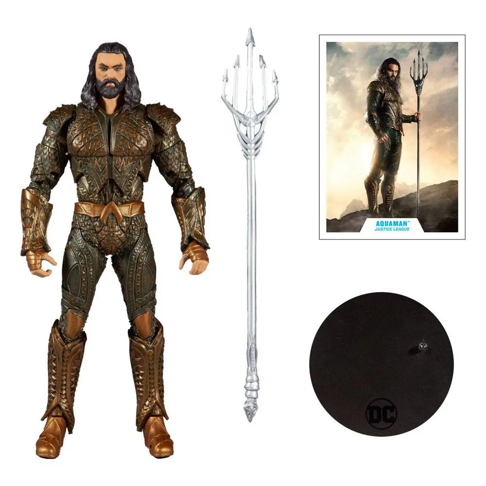 DC Justice League Movie Action Figure Aquaman 18 cm product photo