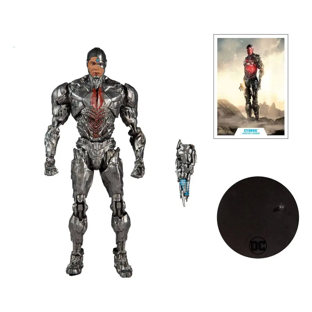 DC Justice League Movie Action Figure Cyborg 18 cm product photo