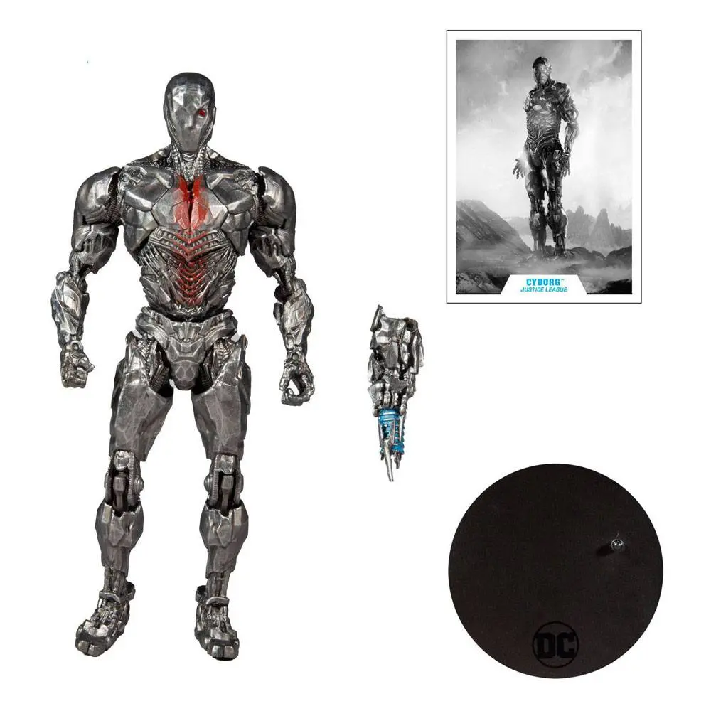 DC Justice League Movie Action Figure Cyborg (Helmet) 18 cm product photo
