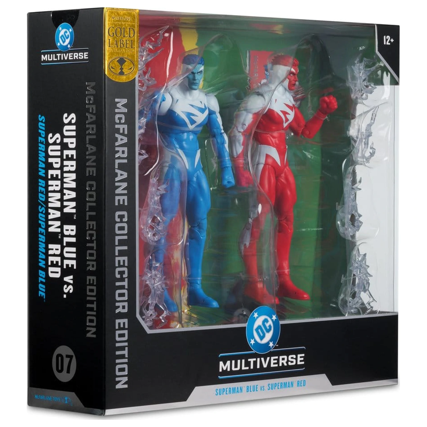 DC Multiverse Action Figures 2-Pack Superman Blue vs. Superman Red (Gold Label) 18 cm product photo