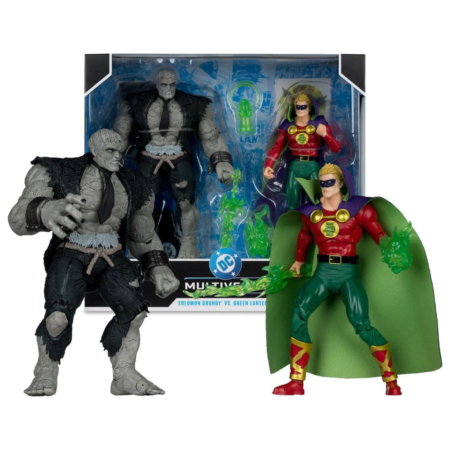 DC Multiverse Action Figures 2-Pack Solomon Grundy vs Green Lantern product photo