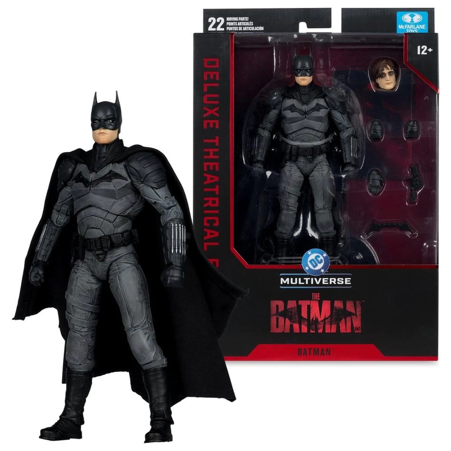 DC Multiverse Action Figure Batman (The Batman) Deluxe Theatrical Edition 18 cm product photo
