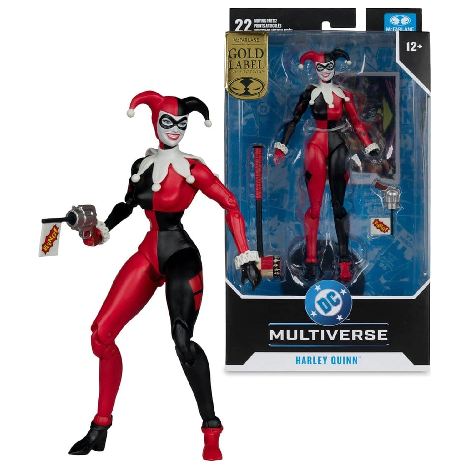 DC Multiverse Action Figure Harley Quinn (DC Classic) (Gold Label) 18 cm product photo