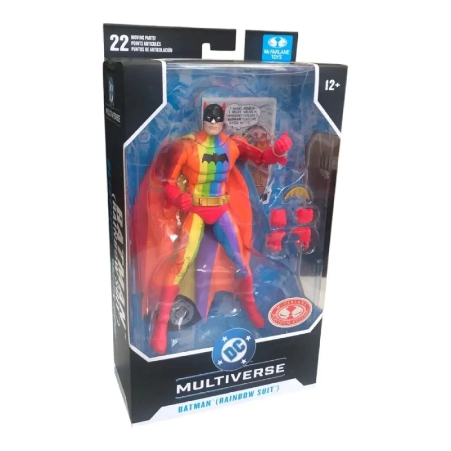 DC Multiverse Action Figure Rainbow Batman (CHASE) 18 cm product photo