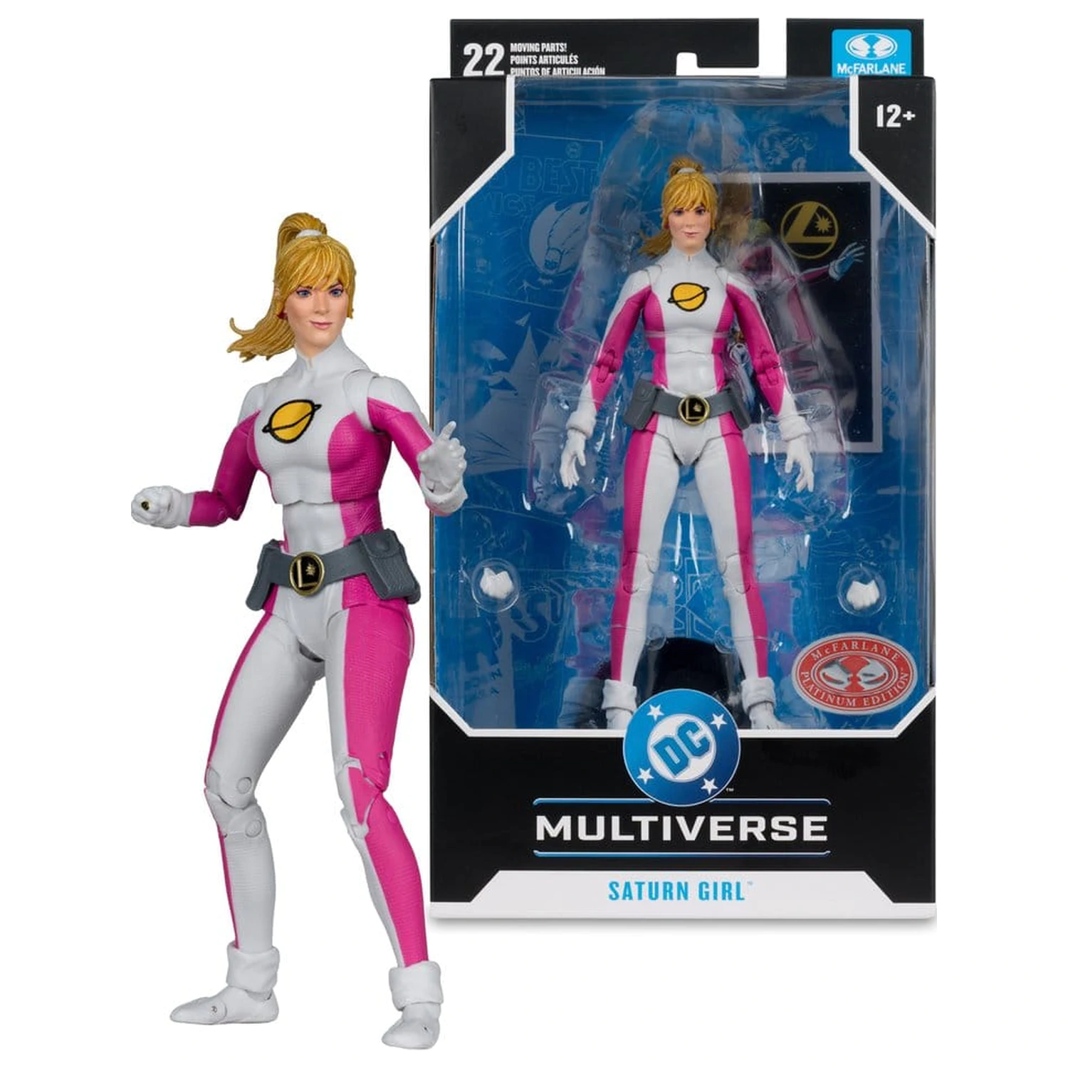 DC Multiverse Action Figure Saturn Girl (DC Classic) (Red Platinum Edition) 18 cm product photo