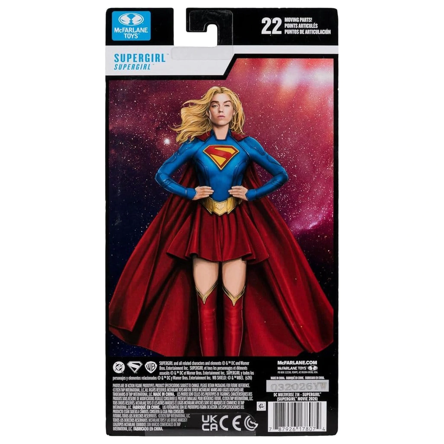 DC Multiverse Action Figure Supergirl (Hero Costume) (Supergirl Movie 2026) 18 cm product photo