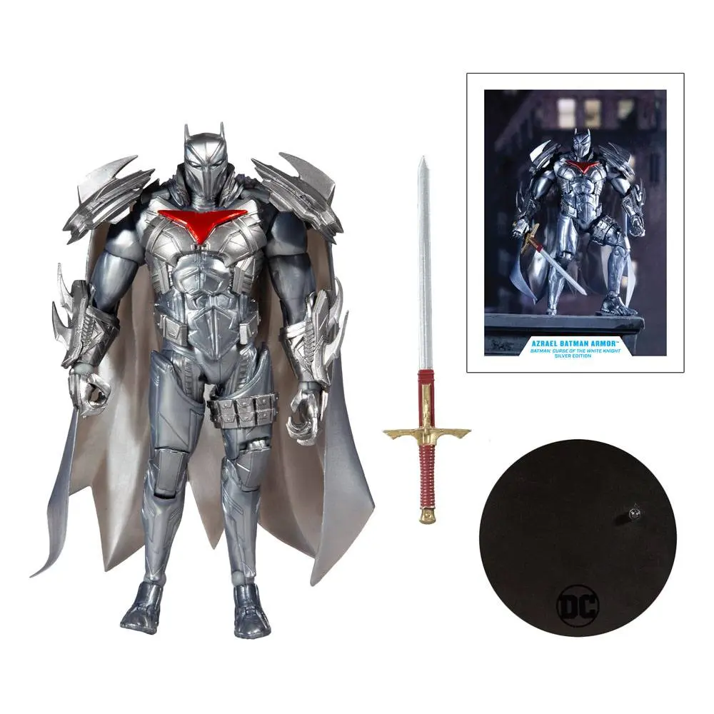 DC Multiverse Action Figure Azrael Batman Armor (Batman: Curse of the White Knight) Gold Label 18 cm product photo
