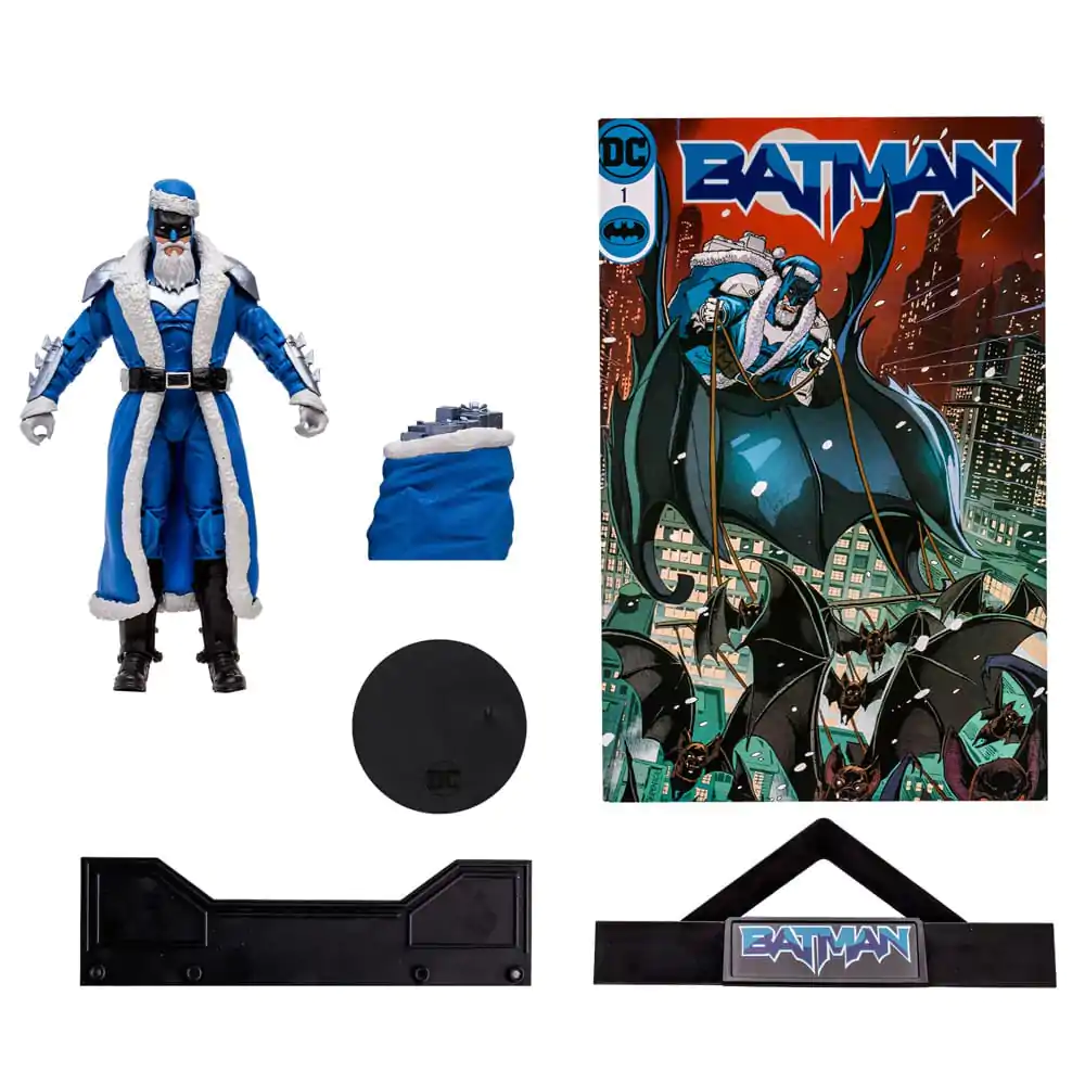 DC Multiverse Action Figure Bat Santa (Blue Variant)(Gold Label) 18 cm product photo
