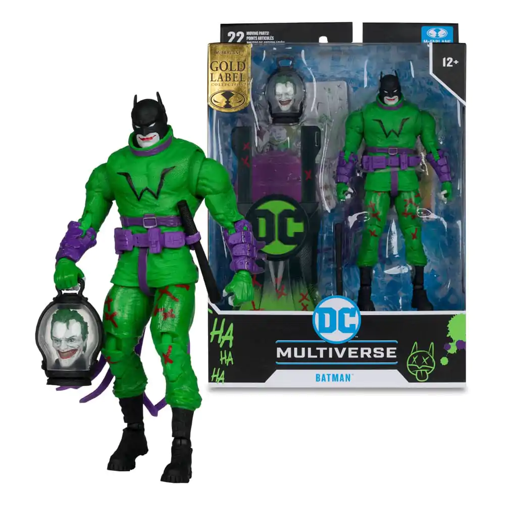 DC Multiverse Action Figure Batman (Batman: Last Knight on Earth) Jokerized (Gold Label) 18 cm product photo