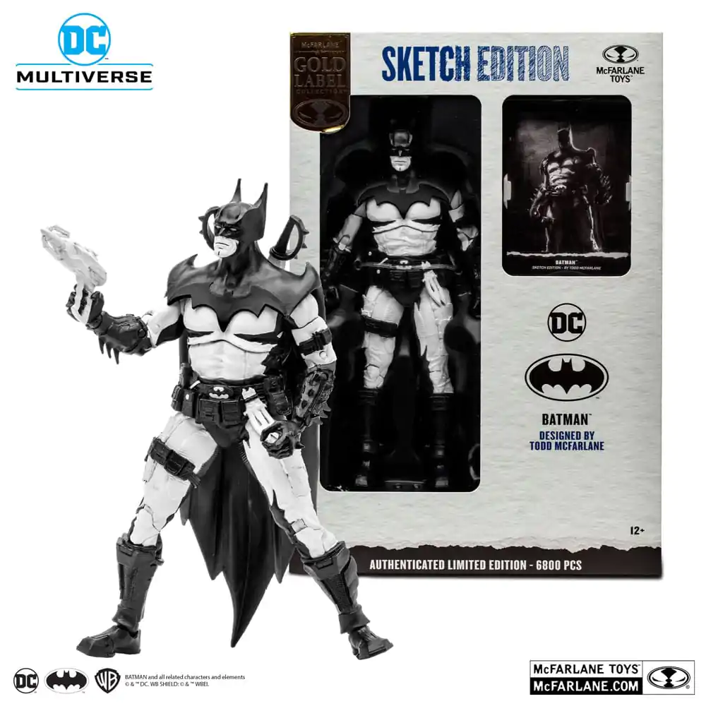 DC Multiverse Action Figure Batman by Todd McFarlane Sketch Edition (Gold Label) 18 cm termékfotó