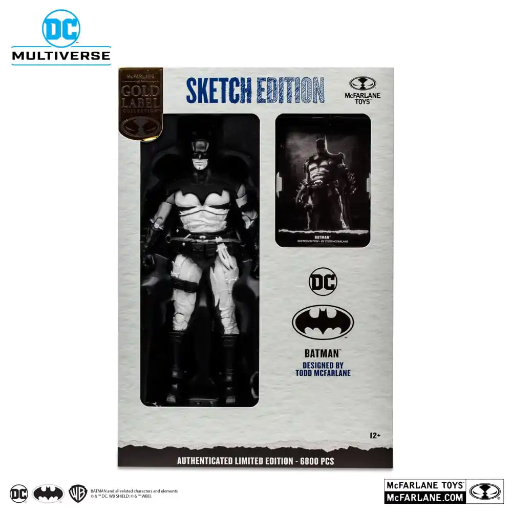 DC Multiverse Action Figure Batman by Todd McFarlane Sketch Edition (Gold Label) 18 cm termékfotó