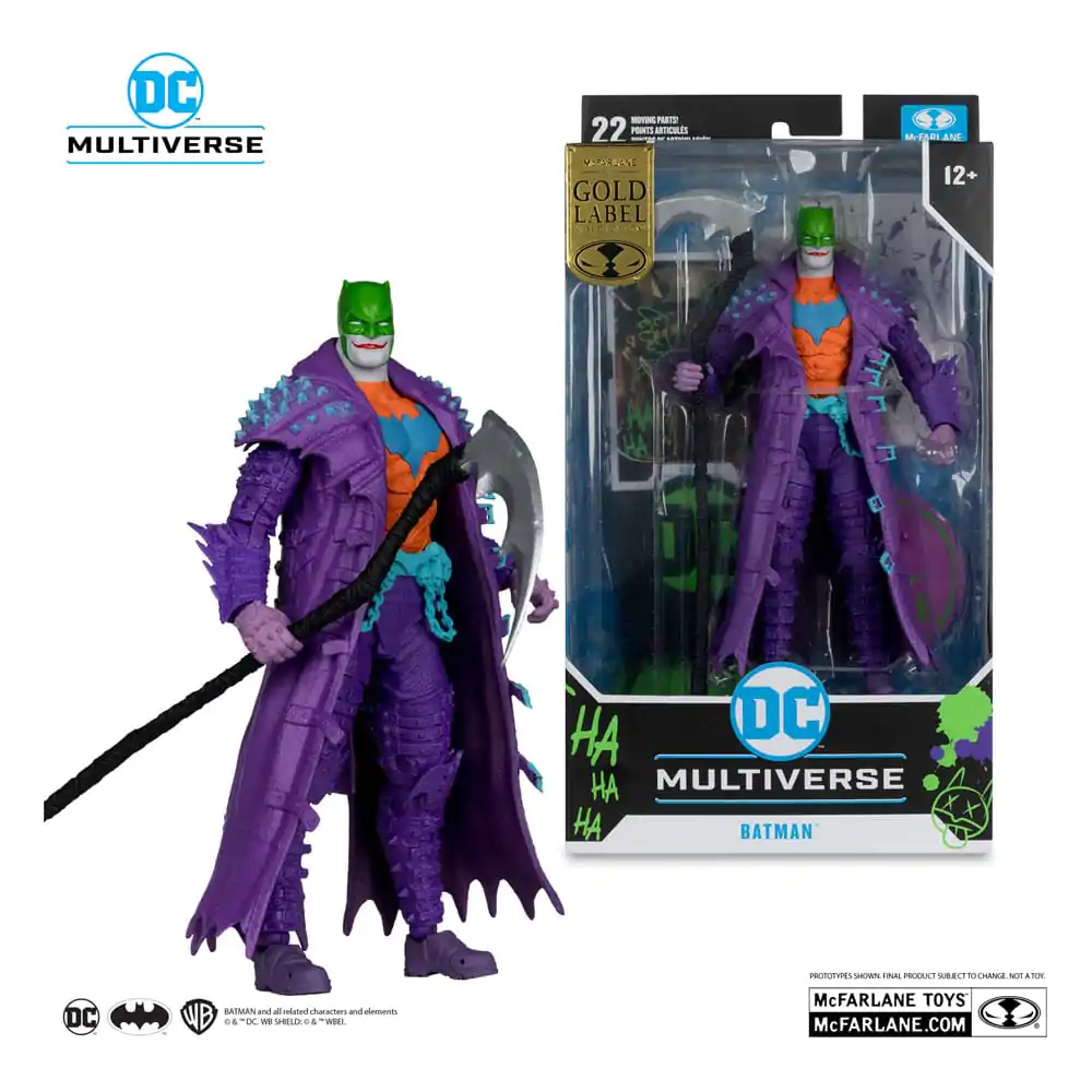 DC Multiverse Action Figure Batman (Dark Nights: Death Metal) Jokerized (Gold Label) 18 cm product photo