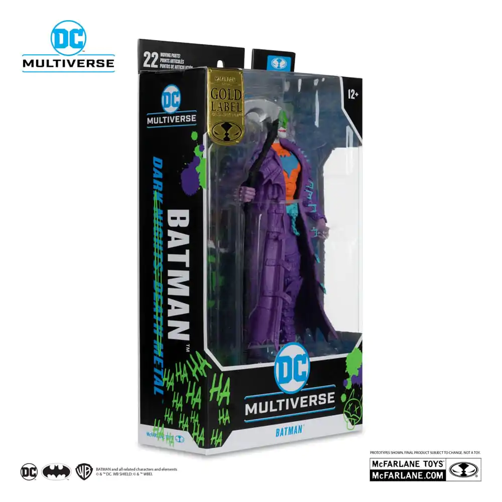 DC Multiverse Action Figure Batman (Dark Nights: Death Metal) Jokerized (Gold Label) 18 cm product photo
