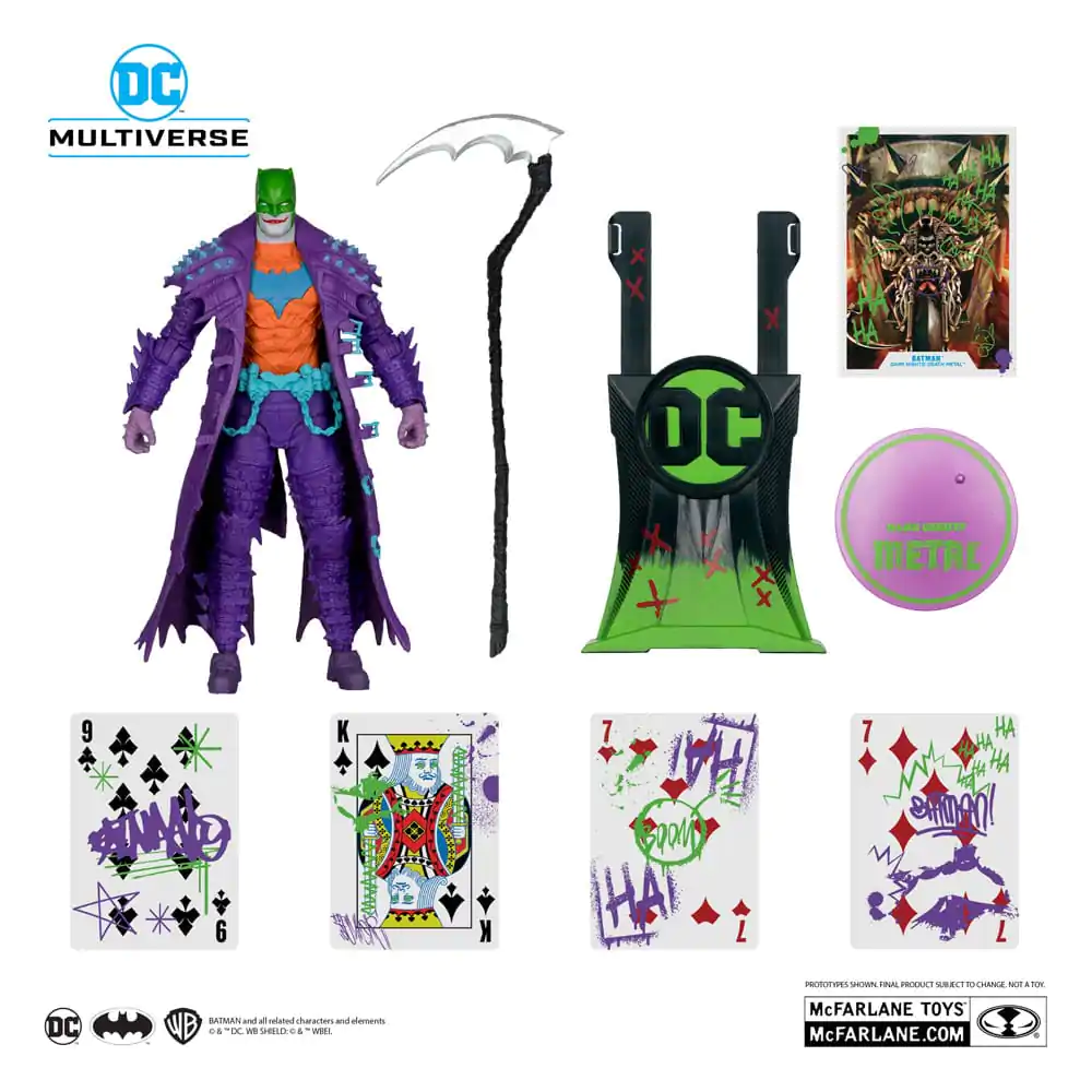 DC Multiverse Action Figure Batman (Dark Nights: Death Metal) Jokerized (Gold Label) 18 cm product photo