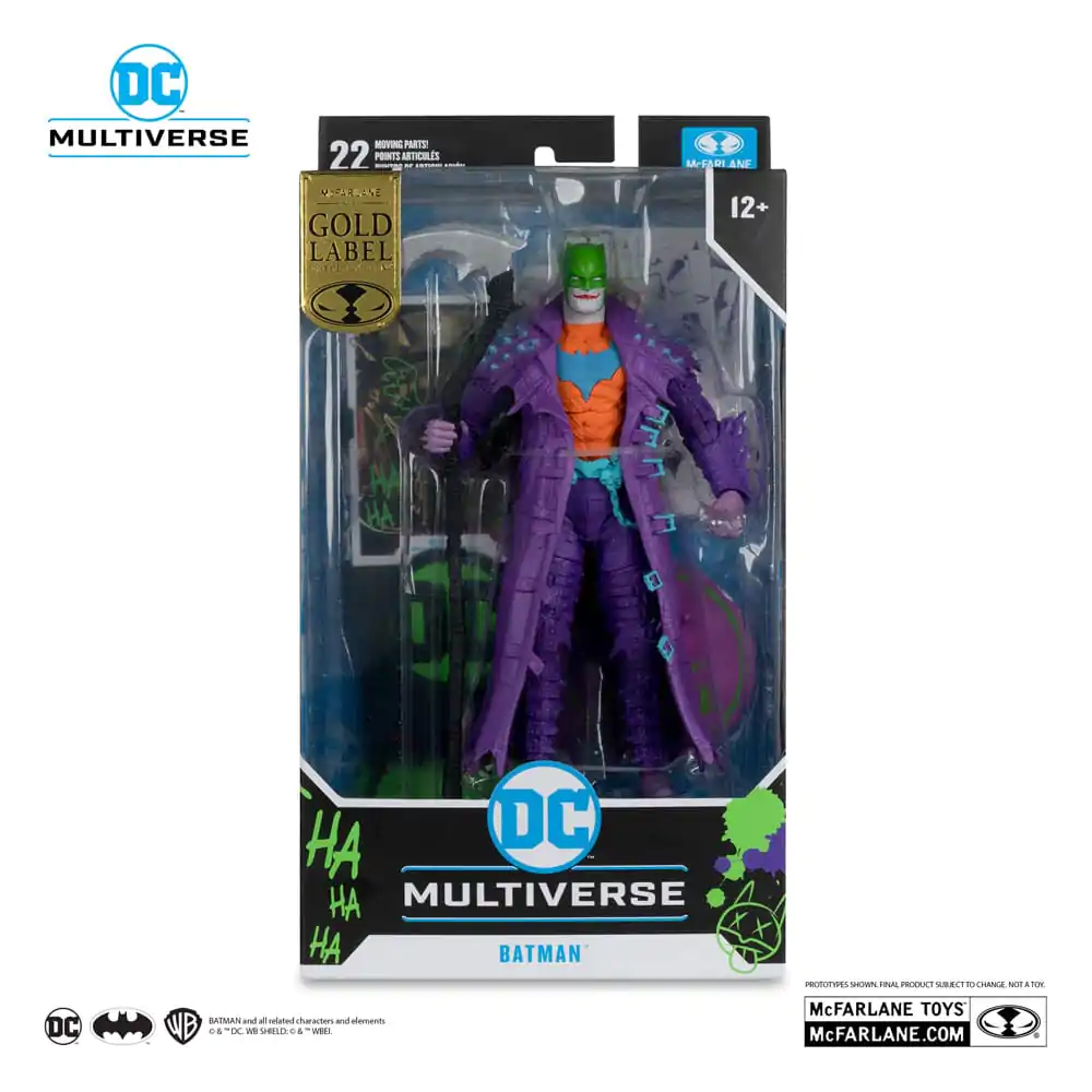 DC Multiverse Action Figure Batman (Dark Nights: Death Metal) Jokerized (Gold Label) 18 cm product photo
