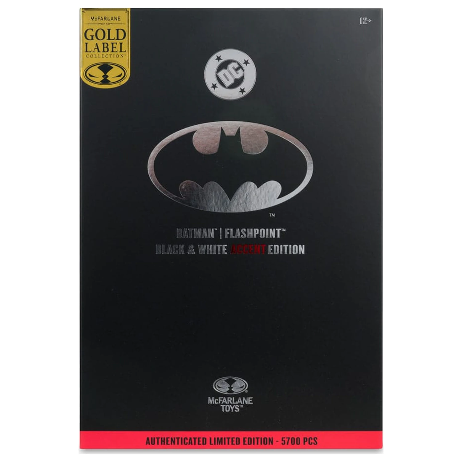 DC Multiverse Action Figure Batman (Flashpoint) (Black & White Accent Edition) (Gold Label) 18 cm product photo