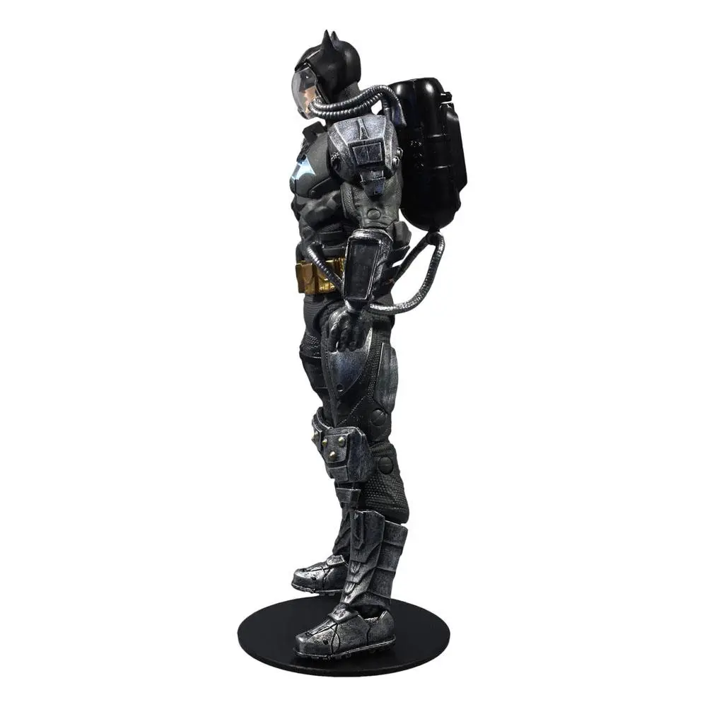 DC Multiverse Action Figure Batman Hazmat Suit Gold Label Light Up Batman Symbol 18 cm product photo