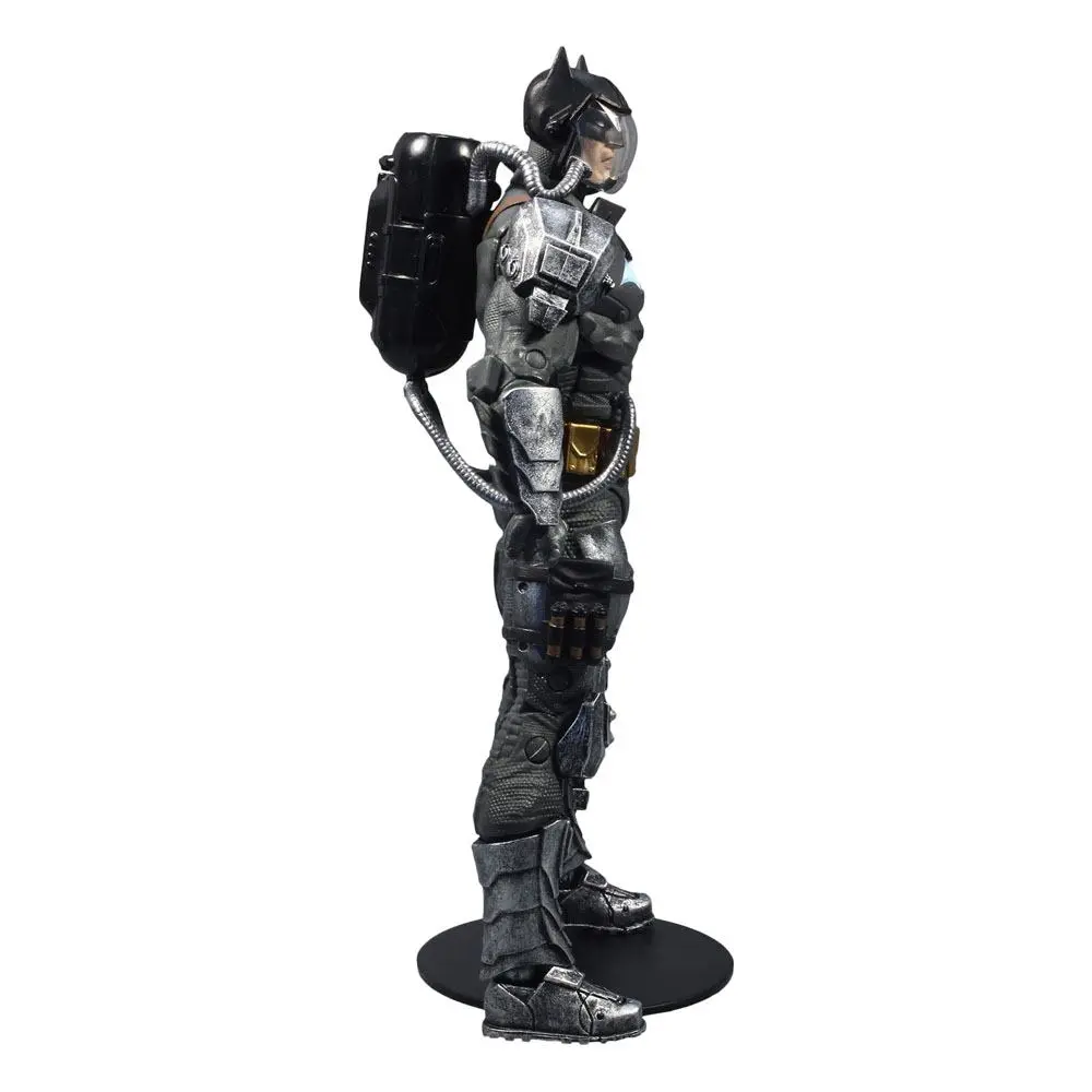 DC Multiverse Action Figure Batman Hazmat Suit Gold Label Light Up Batman Symbol 18 cm product photo