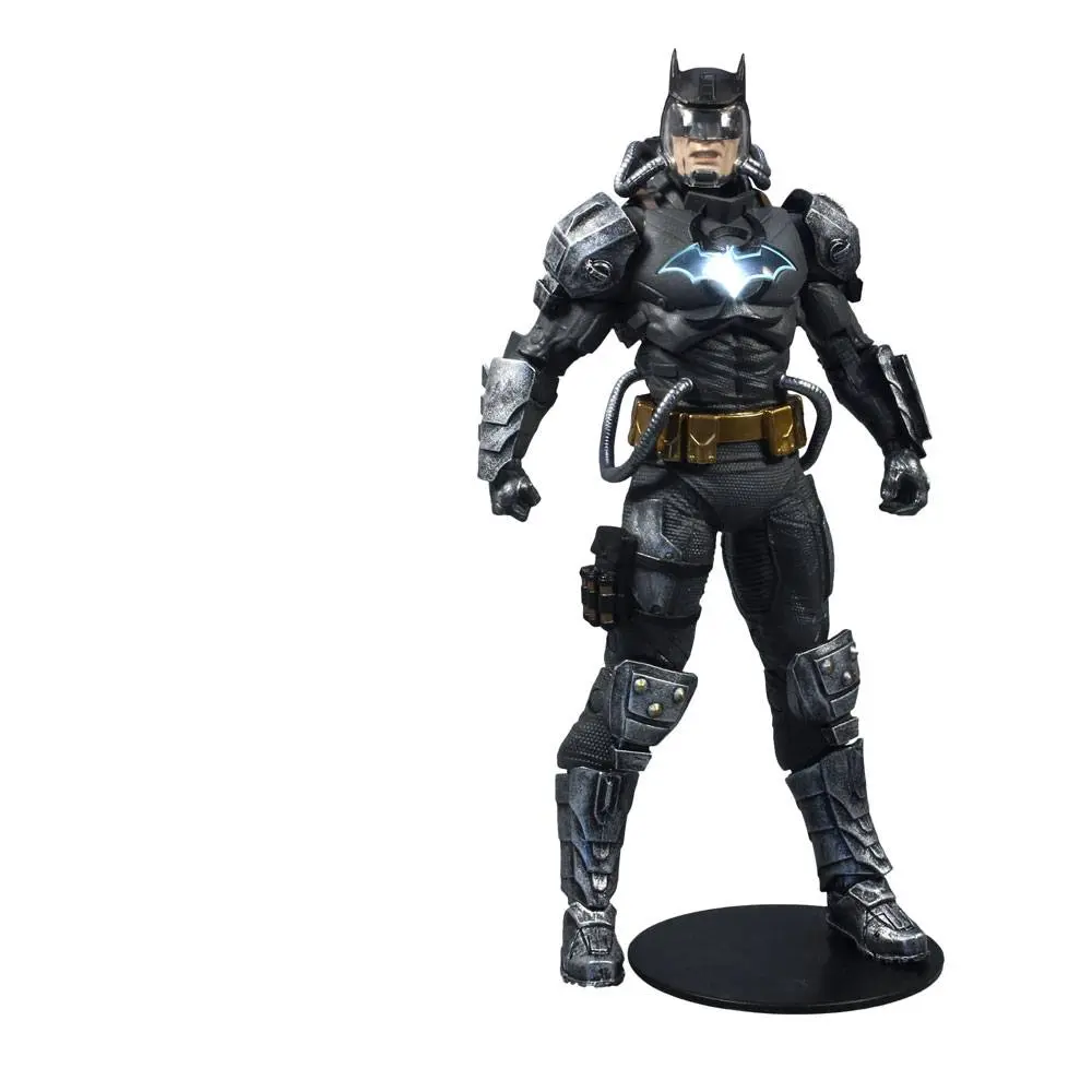 DC Multiverse Action Figure Batman Hazmat Suit Gold Label Light Up Batman Symbol 18 cm product photo
