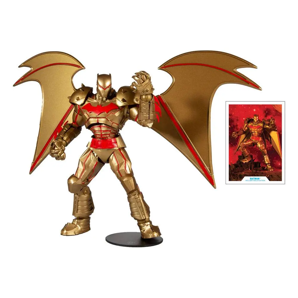 DC Multiverse Action Figure Batman Hellbat Suit (Gold Edition) 18 cm product photo