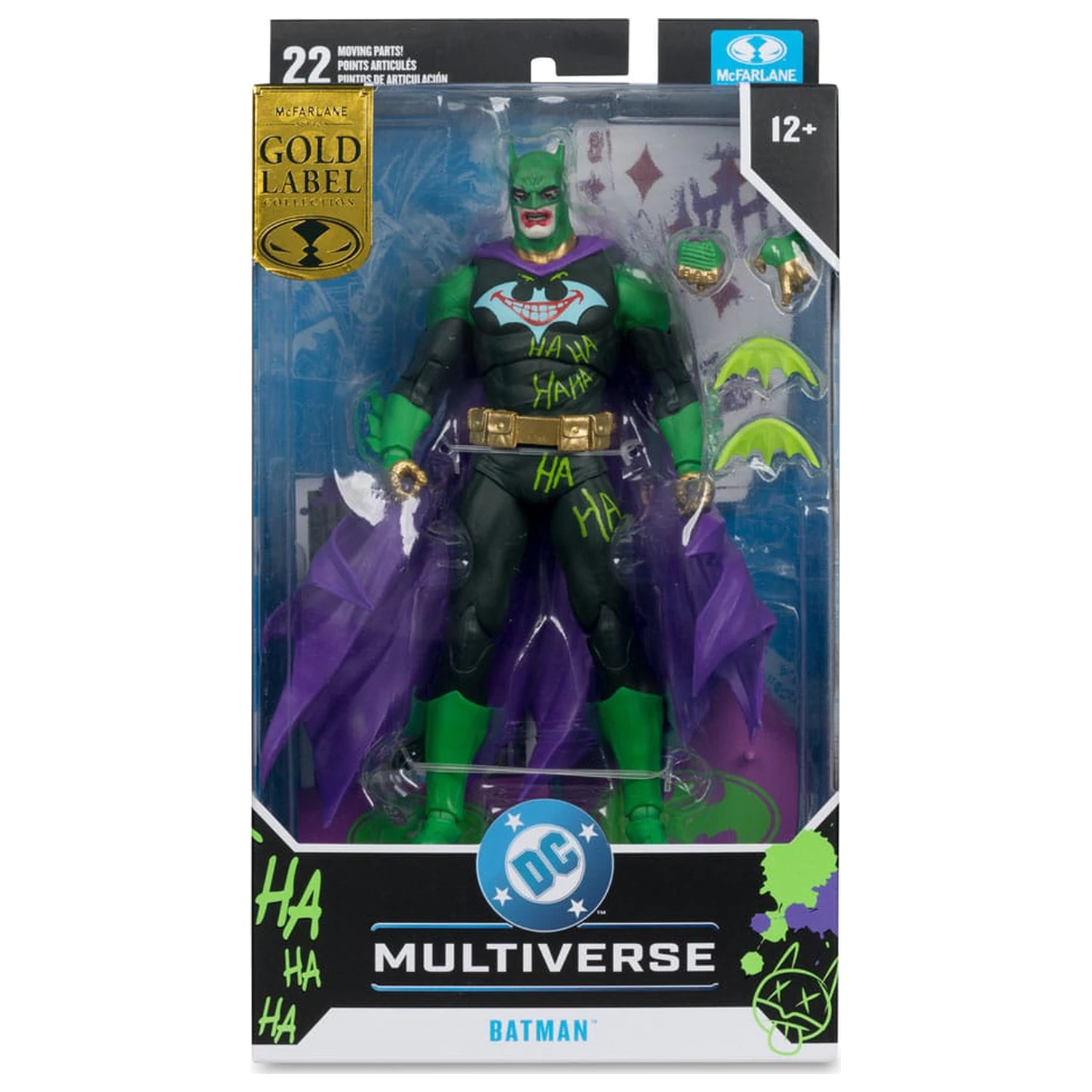 DC Multiverse Action Figure Batman (Joker War) (Jokerized) (Gold Label) 18 cm product photo