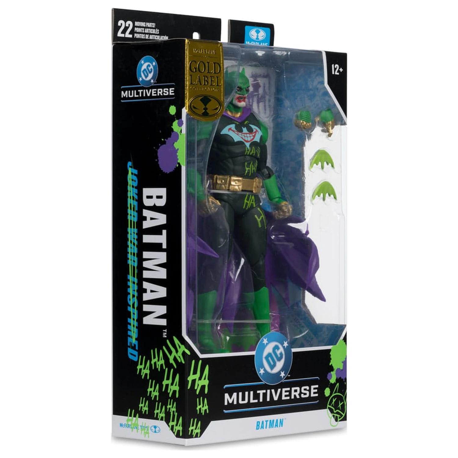 DC Multiverse Action Figure Batman (Joker War) (Jokerized) (Gold Label) 18 cm product photo