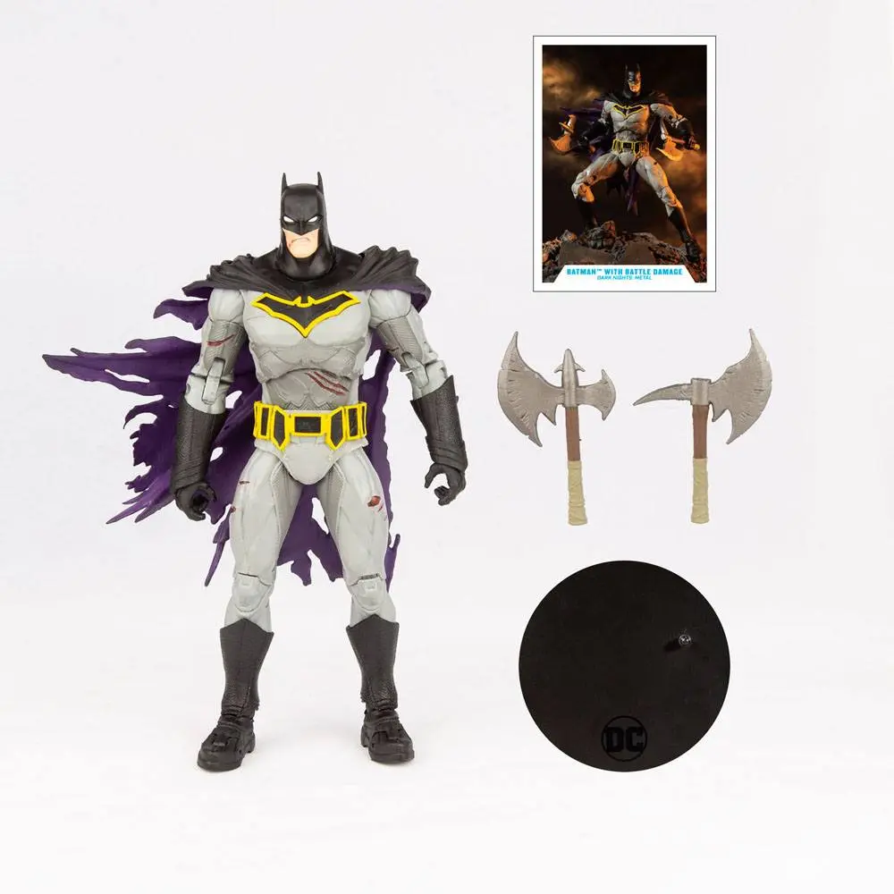 DC Multiverse Action Figure Batman with Battle Damage (Dark Nights: Metal) 18 cm product photo