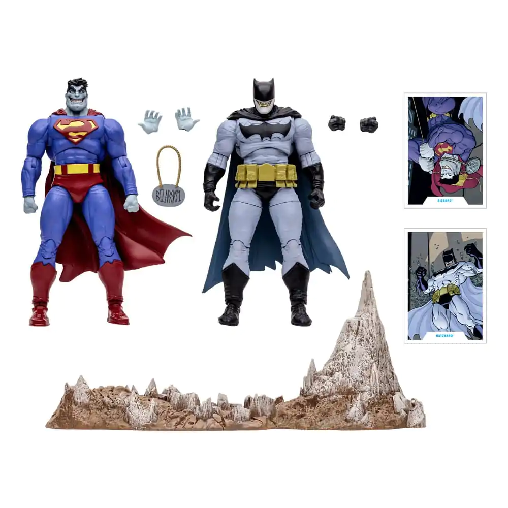 DC Multiverse Action Figure 2-Pack Bizarro & Batzarro 18 cm termékfotó