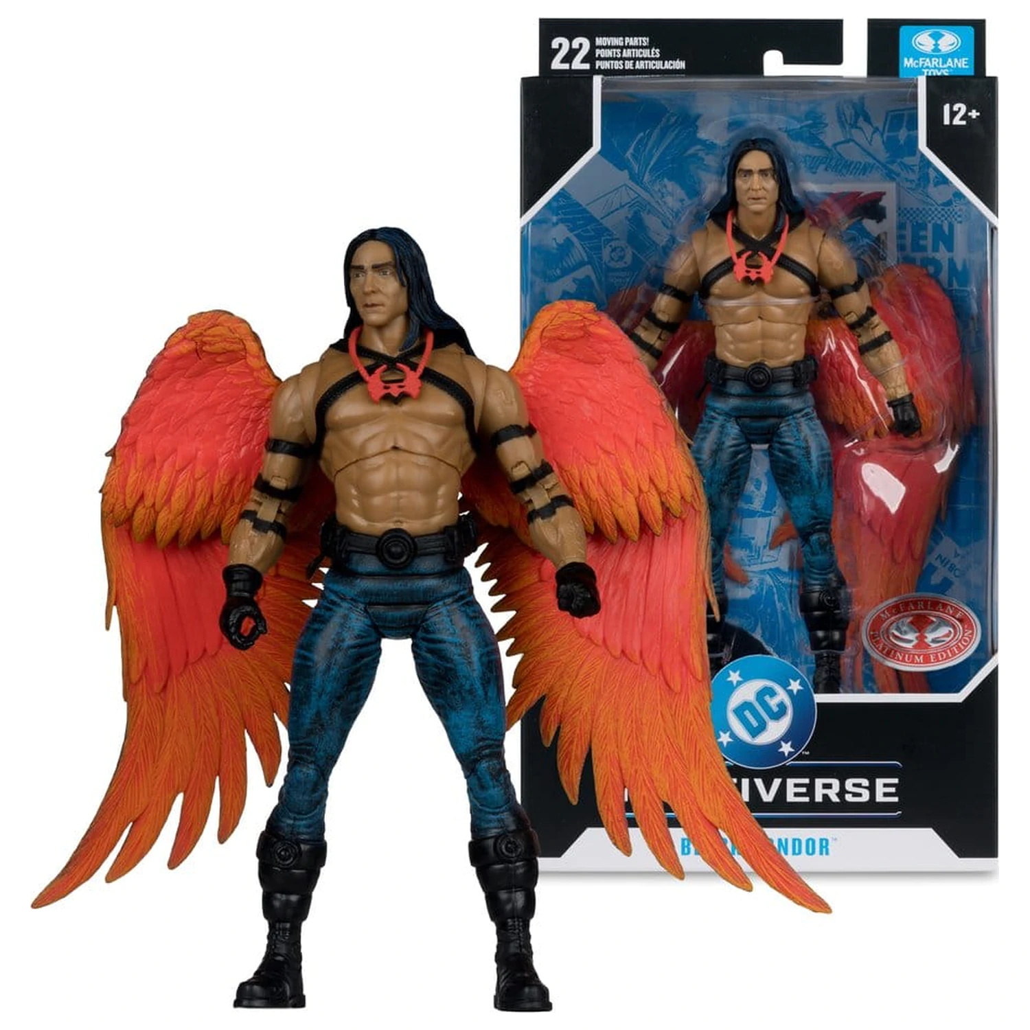 DC Multiverse Action Figure Black Condor (DC Classic) (Red Platinum Edition) 27 cm product photo