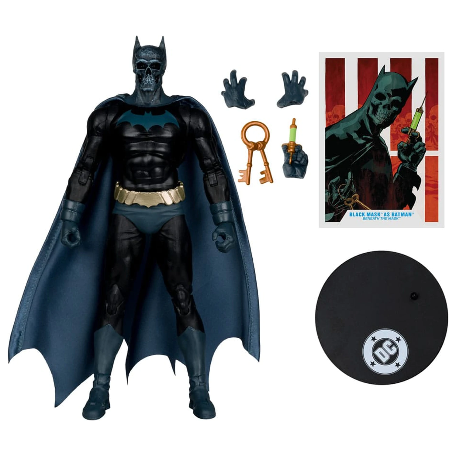 DC Multiverse Action Figure Black Mask as Batman (Beneath the Mask) 18 cm product photo