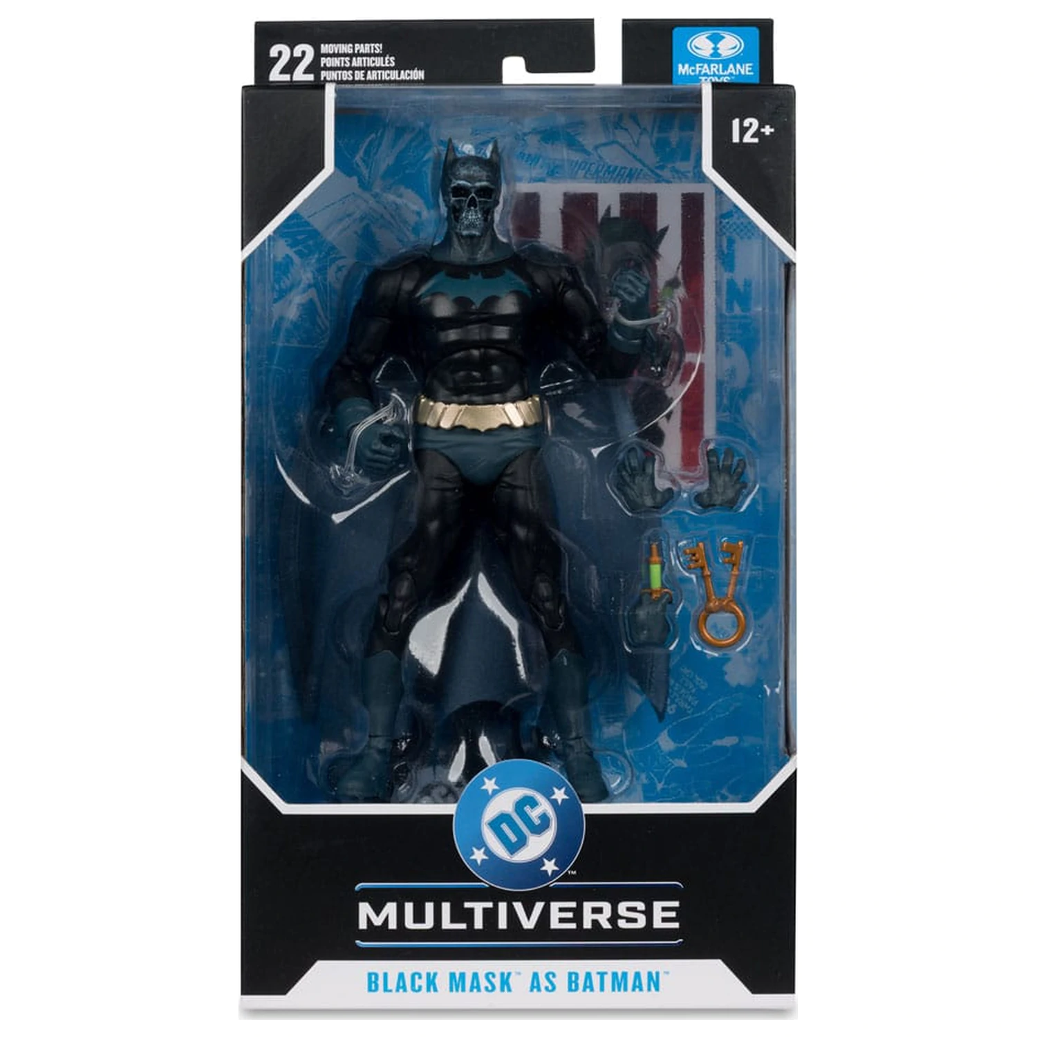 DC Multiverse Action Figure Black Mask as Batman (Beneath the Mask) 18 cm product photo