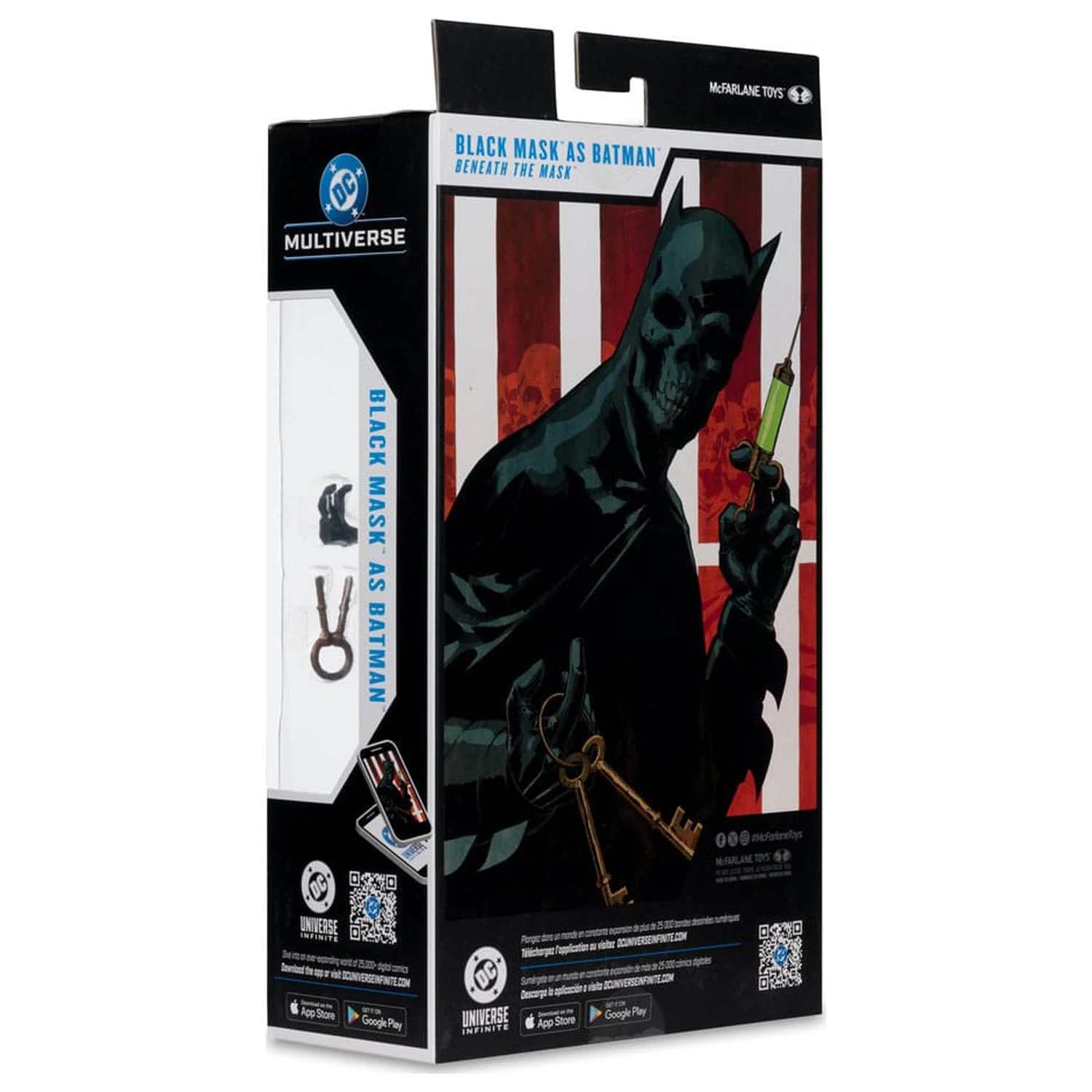 DC Multiverse Action Figure Black Mask as Batman (Beneath the Mask) 18 cm product photo