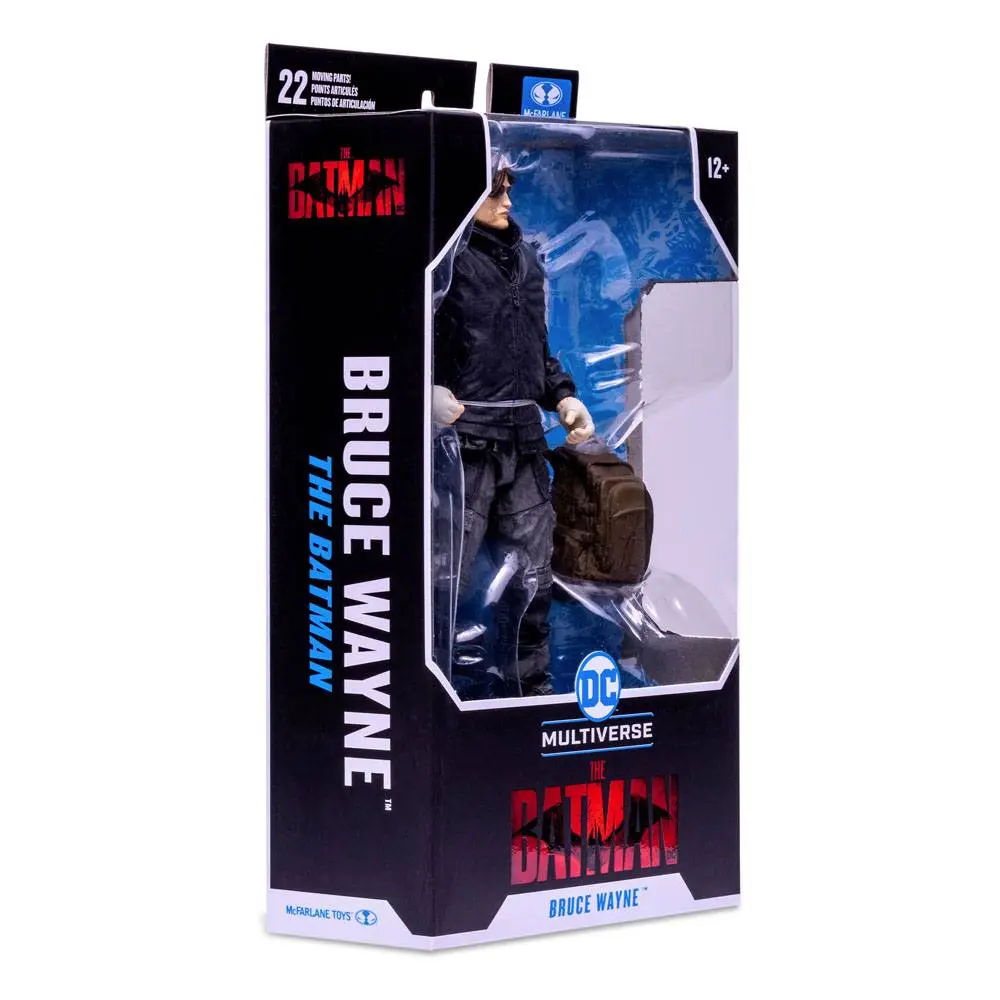 The Batman Movie Action Figure Bruce Wayne Drifter Unmasked 18 cm product photo