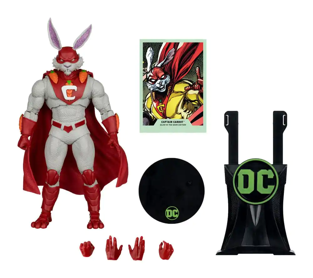 DC Multiverse Action Figure Captain Carrot (Justice League Incarnate) Glow In The Dark Edition (Gold Label) 18 cm termékfotó