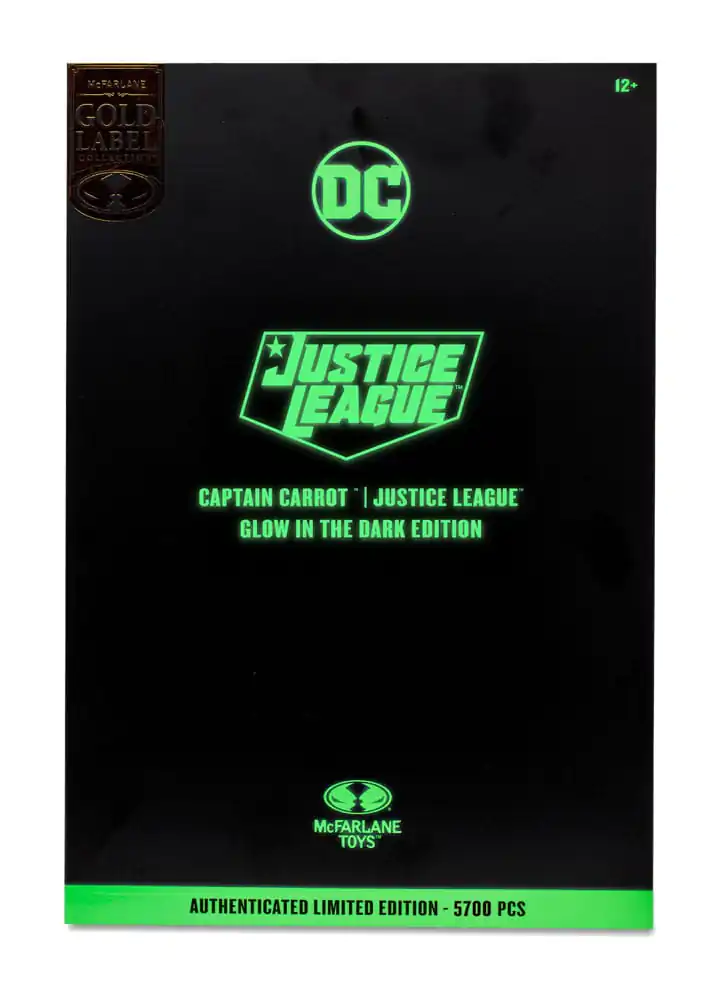 DC Multiverse Action Figure Captain Carrot (Justice League Incarnate) Glow In The Dark Edition (Gold Label) 18 cm termékfotó