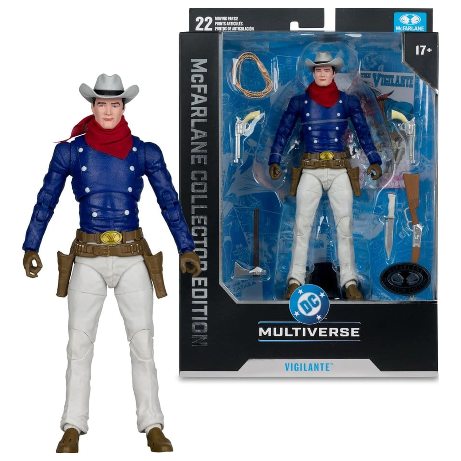 DC Multiverse Collector Edition Action Figure Vigilante (All Star Squadron) (Collector Edition #56) 18 cm product photo