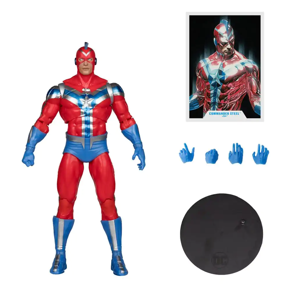 DC Multiverse Action Figure Commander Steel (JSA) (Gold Label) 18 cm product photo