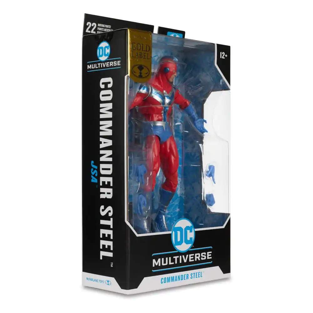 DC Multiverse Action Figure Commander Steel (JSA) (Gold Label) 18 cm product photo