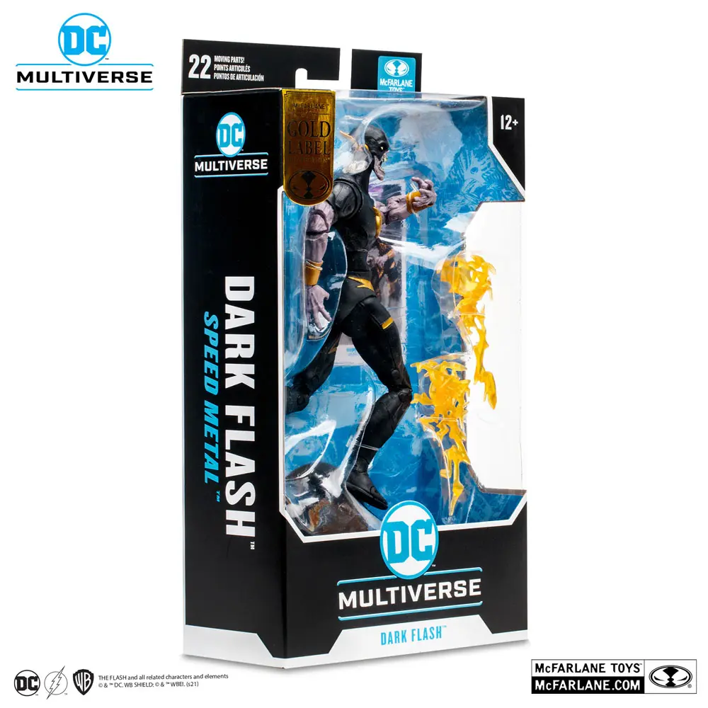 DC Multiverse Action Figure Dark Flash Speed Metal (Gold Label) 18 cm product photo