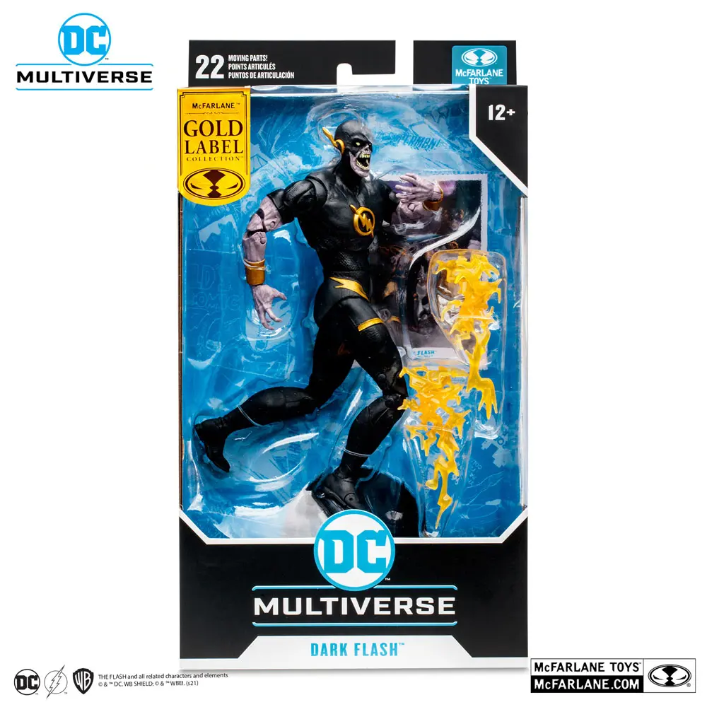 DC Multiverse Action Figure Dark Flash Speed Metal (Gold Label) 18 cm product photo