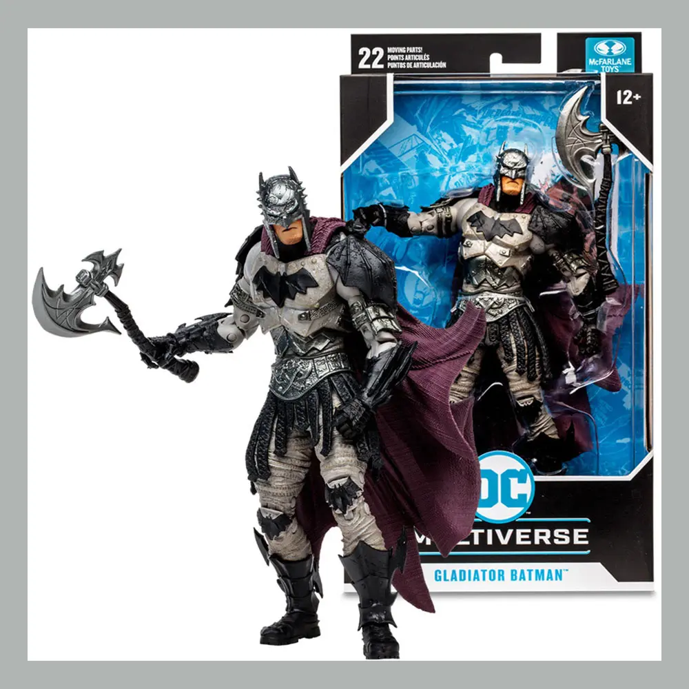 DC Multiverse Action Figure Gladiator Batman (Dark Metal) 18 cm product photo