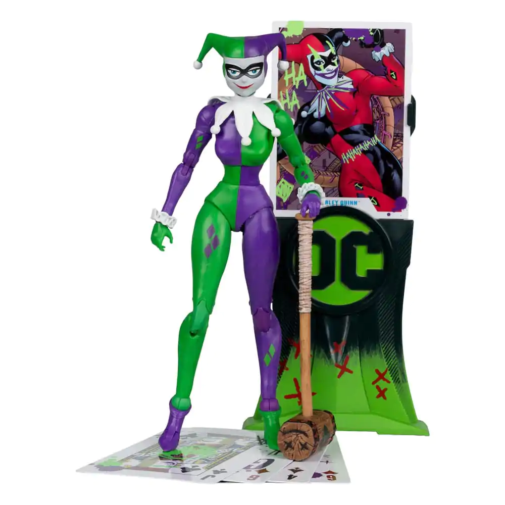 DC Multiverse Action Figure Harley Quinn (DC Classic) Jokerized (Gold Label) 18 cm termékfotó